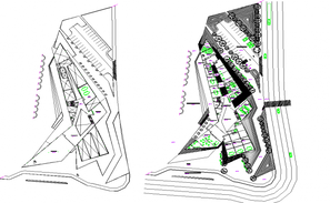 Commercial office building architecture layout plan details dwg file ...