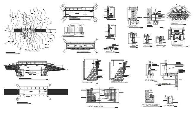 facade section detail cad files - Cadbull