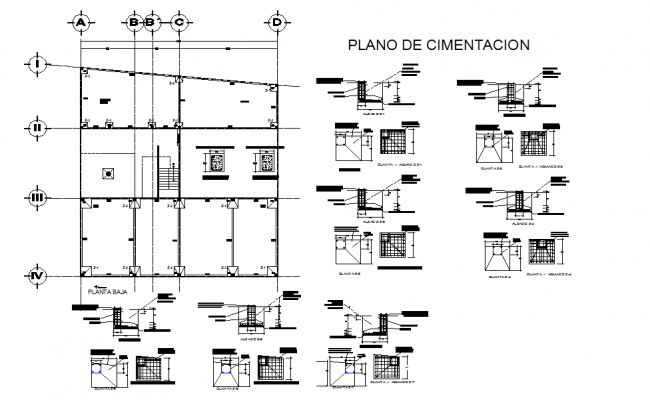 Structure Details In AutoCAD File - Cadbull