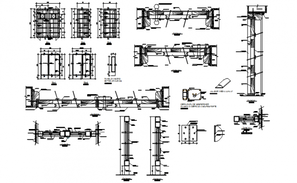 Staircase and construction details of house dwg file - Cadbull