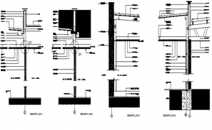 Revolving door plan detail dwg file - Cadbull