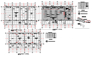 Bollard plan & section view, tree plantation construction detail dwg ...