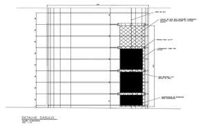 A column detail of residential plan cum commercial plan is given in ...