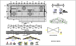 Structure view detail dwg file - Cadbull