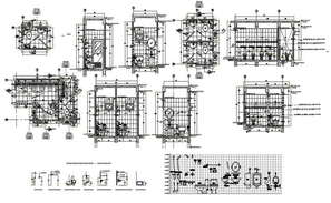 Sanitary And Plumbing Installation Section Drawing DWG File - Cadbull