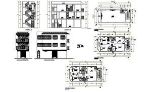 Wooden tree house detail drawing in dwg AutoCAD file. - Cadbull