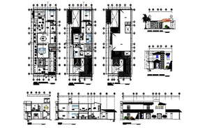 Bungalow Drawing In AutoCAD File - Cadbull