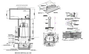 Escalator Plan Drawings Dwg Escalator Elevator Detail Dwg File Cadbull