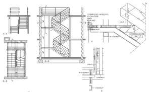 Concrete Staircase detail - Cadbull