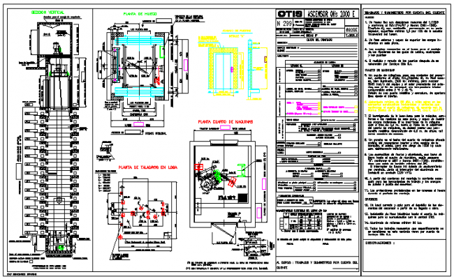 Design of car lift drawing in autocad - Cadbull