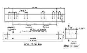 Sedimentation improvement construction view with plan,elevation and ...