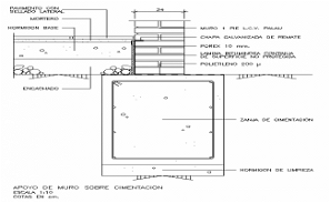 Design of security tower with foundation detail - Cadbull