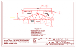 Bracing detail in metal roof construction details dwg file - Cadbull