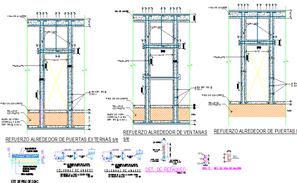 Foundation plan construction details with concrete beam dwg file - Cadbull