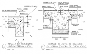 Floor slab cross section view detail dwg file - Cadbull