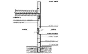 Autocad drawing of construction details - Cadbull