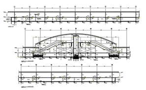 Ceiling Structure Design - Cadbull