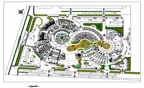 Autocad drawing of hotel elevations - Cadbull