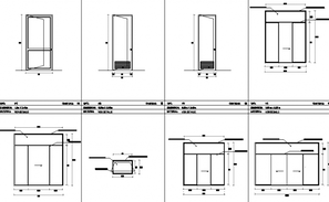 Front sectional details of furniture - Cadbull