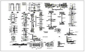 Slider window plan and elevation detail dwg file - Cadbull