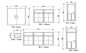 Sliding Gate Design with sectional view - Cadbull