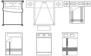 Creative Multiple Sofa Set Elevation Blocks Cad Drawing Details Dwg 