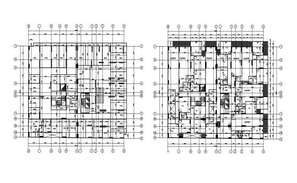 Commercial Building Floor Plan CAD File - Cadbull