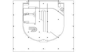 Bungalow Building Structure Detail Elevation And Plan 2d View Layout 