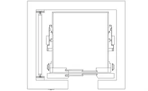 Elevator Plan and Section Design AutoCAD File - Cadbull