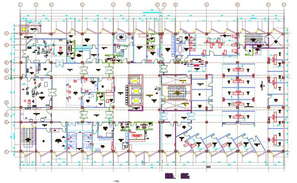 Hospital Emergency Department Layout Plan AutoCAD Drawing DWG File ...