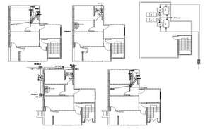 3 BHK House Layout Plan With Dimension In CAD Drawing - Cadbull