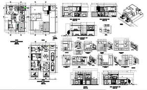 House setting out layout plan cad drawing details dwg file - Cadbull