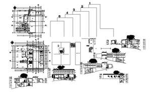 Luxury house plan is given in this Autocad drawing model. Download the ...