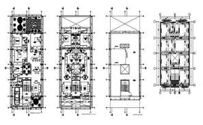 Cellar plan and section detail dwg file - Cadbull