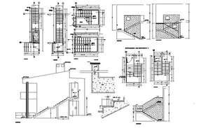 Download Free Stairs Drawing In DWG File - Cadbull