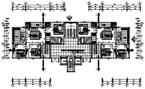 7x12m terraced house plan is given in this Autocad drawing file ...