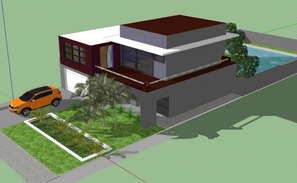 Duplex 3d view dwg file - Cadbull