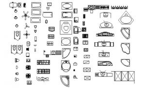 Miscellaneous dynamic bathroom blocks cad drawing details dwg file ...