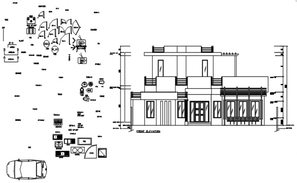 Museum Building Architecture Elevation Design DWG File - Cadbull