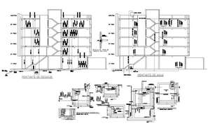 5 Storey Apartment Building Building Design DWG File - Cadbull