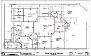 House plan dwg file - Cadbull