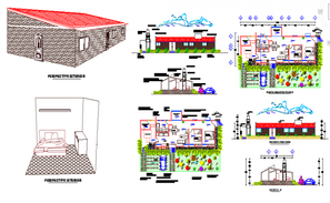 Plan of oil factory with architectural view dwg file - Cadbull