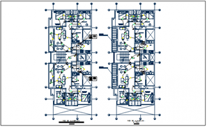 Electrical distribution board details of office building dwg file - Cadbull