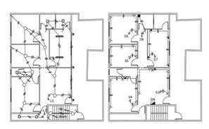 Deposit box for lighting installation cad drawing details dwg file ...