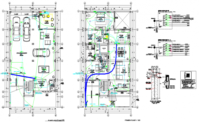 Socket and switch fixing detail dwg file - Cadbull