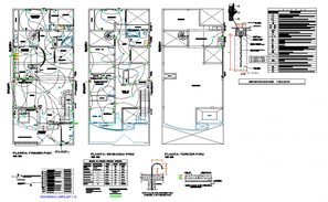 House Electrical detail - Cadbull