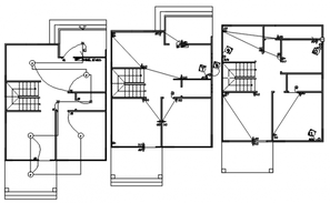 Electrical layout plan drawing residence project - Cadbull