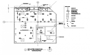 Second floor power layout plan - Cadbull