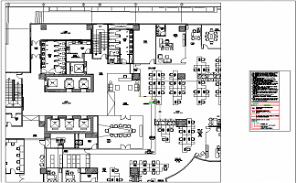 Second to seventh floor plan of office premises for electrical view dwg ...