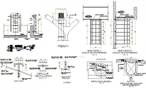 Tank plan and section detail dwg file - Cadbull